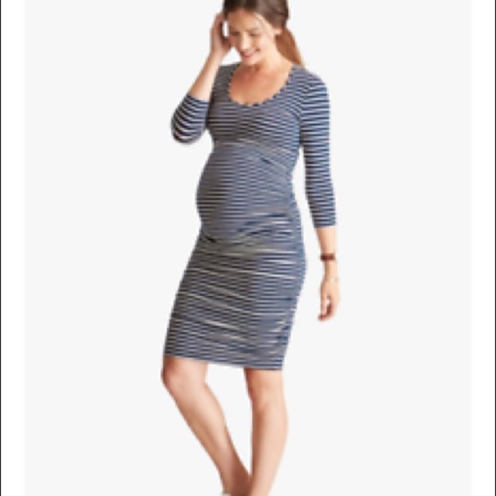 Striped Maternity Dress